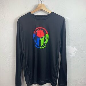 Craft Spartan Race Performance Shirt Men's Medium Black LS Trifecta Graphic Tee